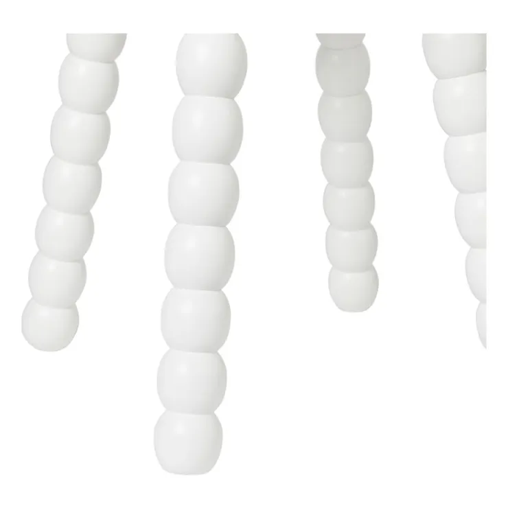 Xenos Bijzettafel Julia - wit - ø40x40 cm- Bijzettafels