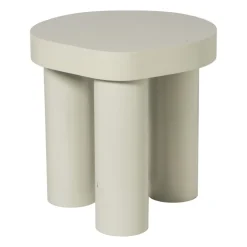 Xenos Bijzettafel Karlstad klein - ø40x40 cm - grijs- Bijzettafels