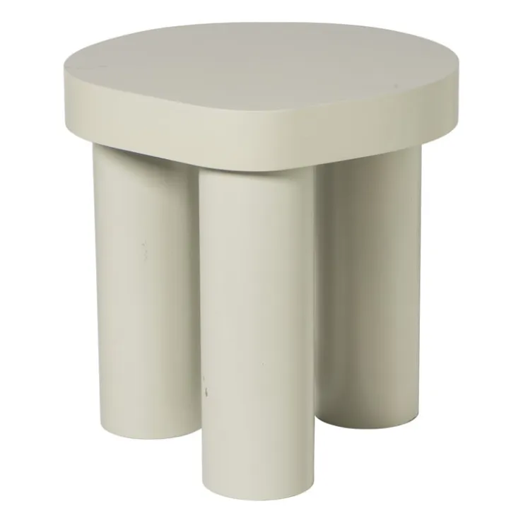 Xenos Bijzettafel Karlstad klein - ø40x40 cm - grijs- Bijzettafels