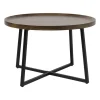Xenos Bijzettafel Max - MDF/metaal - ø70x46 cm- Bijzettafels