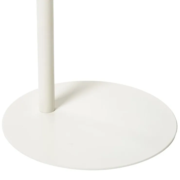 Xenos Bijzettafel Mica organisch - wit - 53x35x26 cm- Bijzettafels
