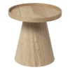 Xenos Bijzettafel Rondo klein - naturel - ø38.8x38 cm- Bijzettafels