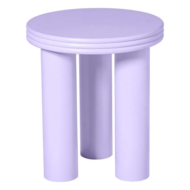 Xenos Bijzettafel Stockholm - lila - ø40x45 cm- Bijzettafels