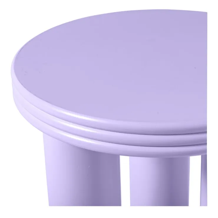 Xenos Bijzettafel Stockholm - lila - ø40x45 cm- Bijzettafels