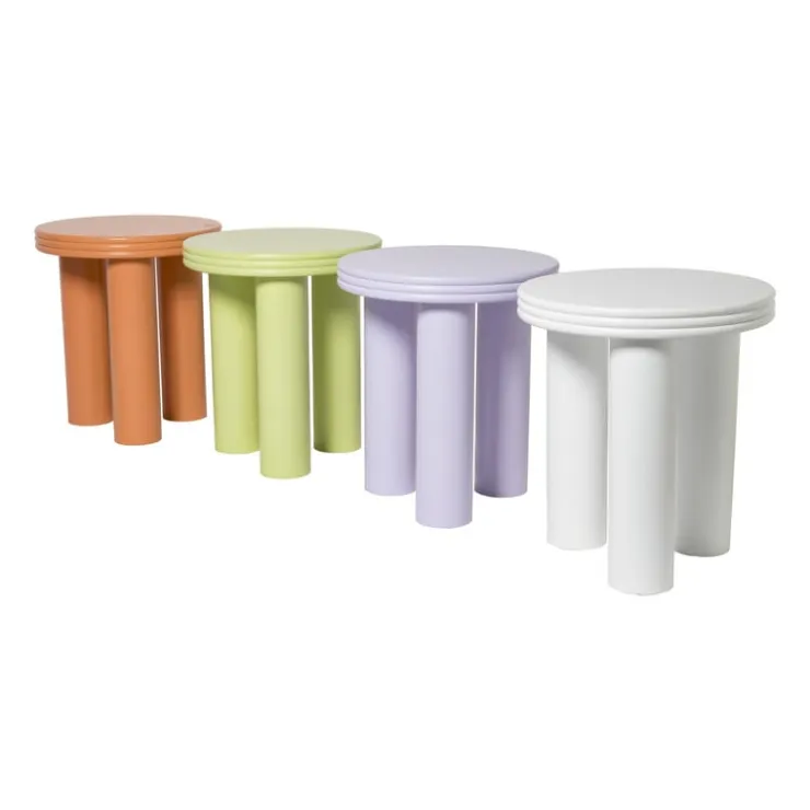 Xenos Bijzettafel Stockholm - lila - ø40x45 cm- Bijzettafels