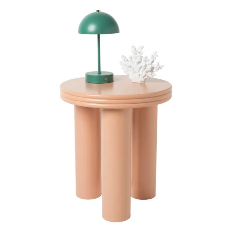 Xenos Bijzettafel Stockholm - peach - ø40x45 cm- Bijzettafels