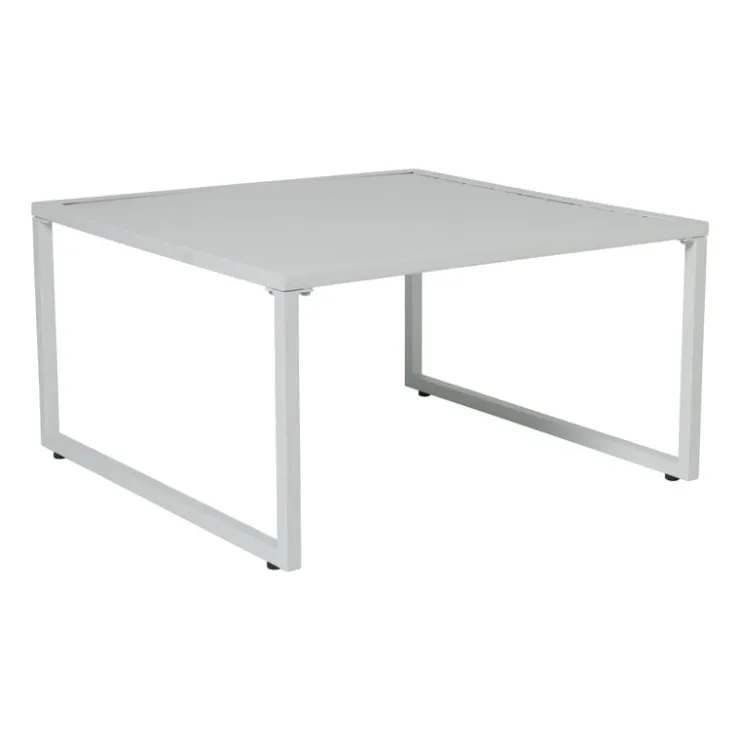 Xenos Bijzettafel Tenerife - wit - ø64x35 cm- Bijzettafels