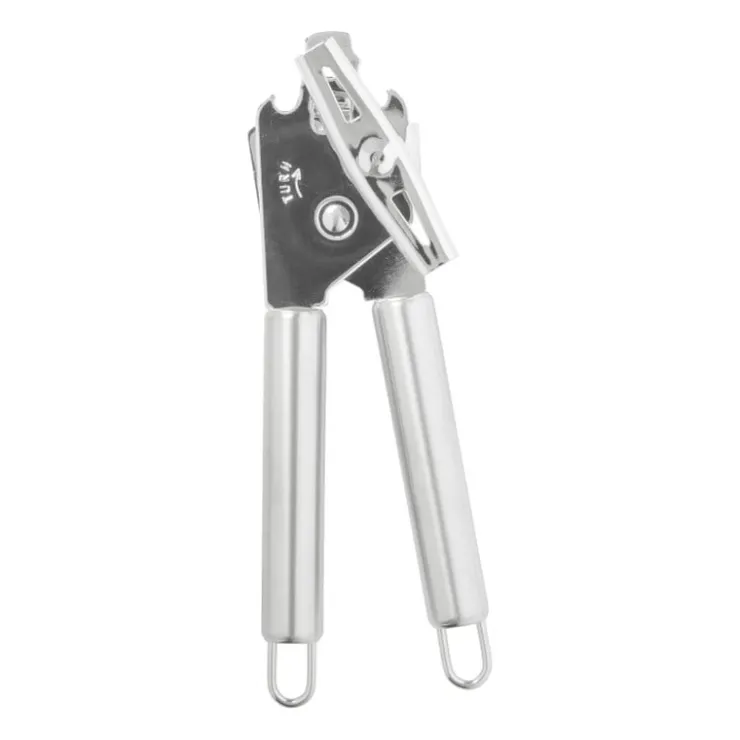 Xenos Blikopener London - zilverkleurig - 20 cm- Keukengerei