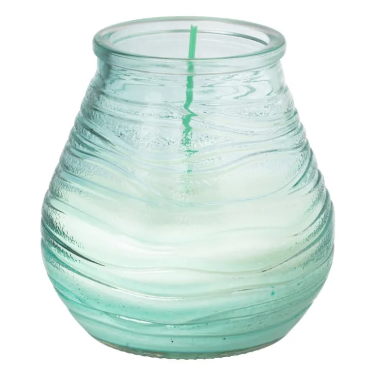 Bolsius lowboy kaars - blauw- Kaars In Glas