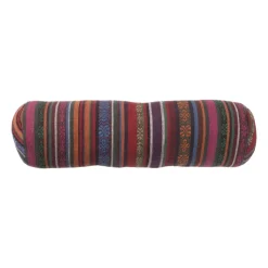 Xenos Bolster kussen Mexican - paars - 15x50 cm- Kussens