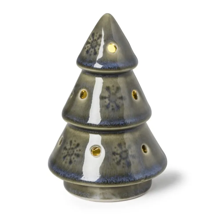 Xenos Boom beeld led - diverse kleuren - ø7x10.6 cm- Kerstverlichting