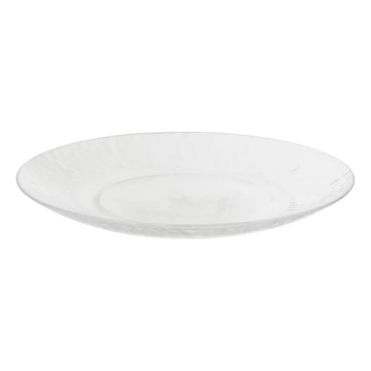 Xenos bord dots ø20 cm - transparant- Buitenservies|Kinderservies