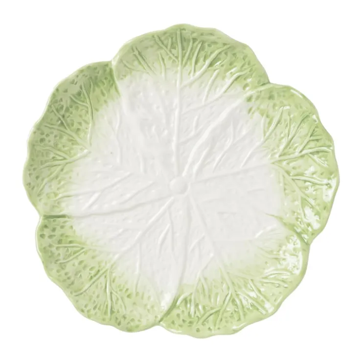 Xenos Bord kool - groen - ø25x3 cm- Borden
