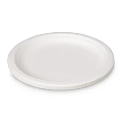 Xenos Borden bagasse - set van 8 - ø23 cm- Wegwerpservies