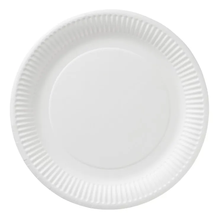 Xenos Borden karton - set van 8 - ø18 cm- Wegwerpservies