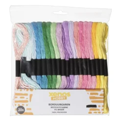 Xenos Borduurgaren - koele tinten - set van 20- Kerstcadeaus