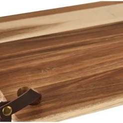 Xenos Borrelplank acacia groot - 70x34x1.5 cm- Borrelplanken