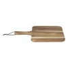 Xenos Borrelplank acacia met handvat - 34x29 cm- Borrelplanken
