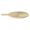 Xenos Borrelplank gestreept - rond - ø33 cm- Borrelplanken