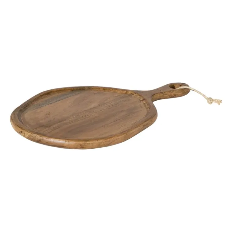 Xenos Borrelplank organisch middel - acaciahout - 46x32.5 cm- Borrelplanken|Kerstcadeaus