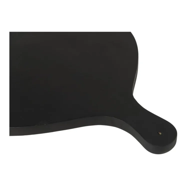 Xenos Borrelplank rond - zwart - 40x50x2 cm- Borrelplanken|Sushi Servies