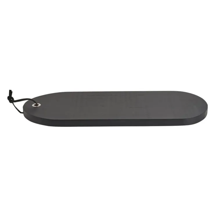 Xenos Borrelplankje acacia ovaal zwart- 42x15 cm- Borrelplanken|Sushi Servies