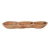 Xenos Borreltrio olijfhout - 39x10x4 cm- Borrelplanken|Tapasservies