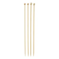 Xenos Breinaalden 5 & 6 mm - bruin - set van 2- Haaknaalden