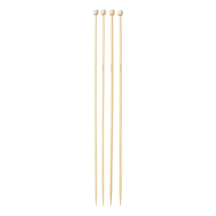 Xenos Breinaalden 4 & 4.5 mm - bruin - set van 2- Haaknaalden