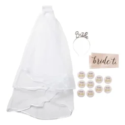 Xenos Bride to be set - wit/goud - set van 4- Bruiloft