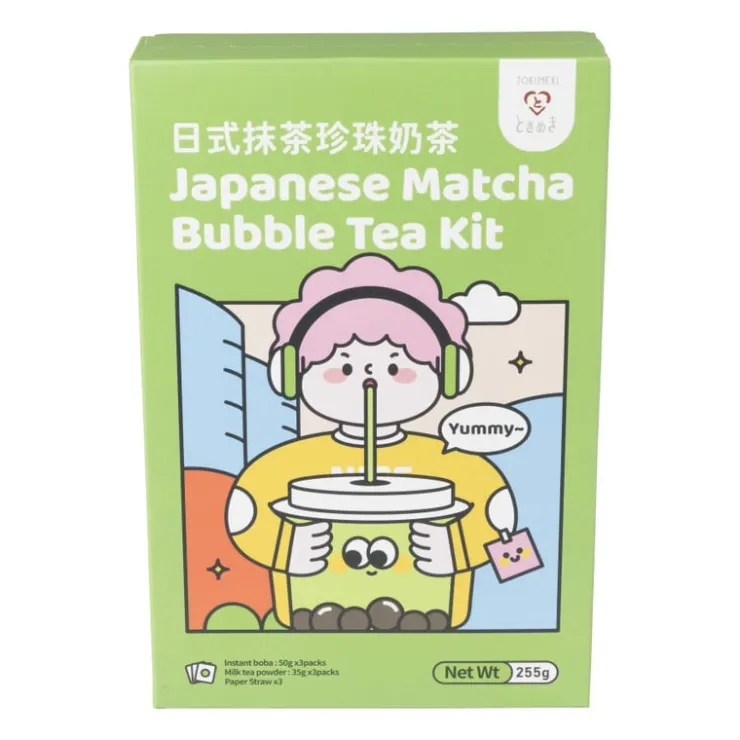 Xenos Bubble tea kit - matcha- Thee|Kerstcadeaus