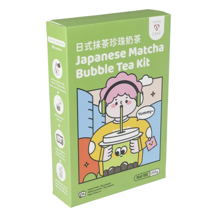 Xenos Bubble tea kit - matcha- Thee|Kerstcadeaus