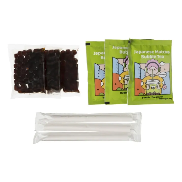 Xenos Bubble tea kit - matcha- Thee|Kerstcadeaus
