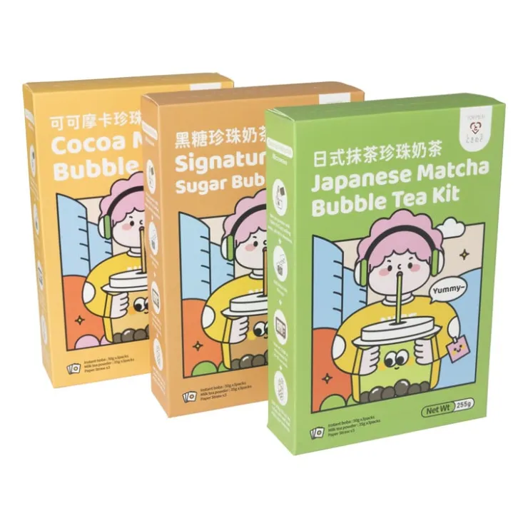 Xenos Bubble tea kit - matcha- Thee|Kerstcadeaus