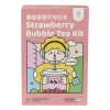 Xenos Bubble tea kit - strawberry- Thee|Kerstcadeaus