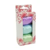 Xenos Cadeaulinten mix - lila/blauw/groen - set van 3- Cadeaulinten
