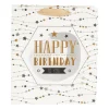Xenos Cadeautasje Happy birthday - ster - 23x26 cm- Cadeautasjes