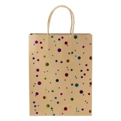 Xenos Cadeautasje met stippen - papier- Cadeautasjes