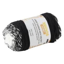 Xenos Cake garen mix - zwart/wit - 80 gram - 160 meter- Garen