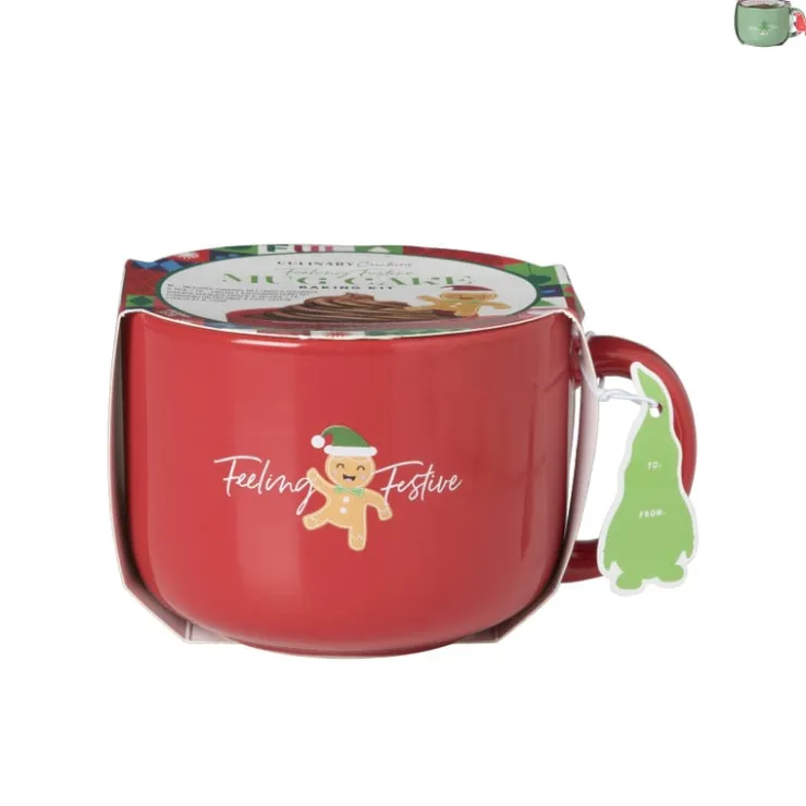 Xenos Cake in a mug chocolade - diverse varianten- Kerstcadeaus|Kerstmokken