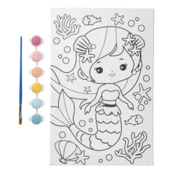 Xenos Canvas - kleuren op nummer - 30x20 cm- Kleurboeken|Schilderen Op Nummer