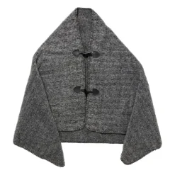 Xenos Cape gemeleerd - grijs - 150x70 cm- Winterartikelen