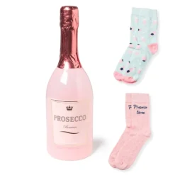 Xenos Champagne sokken in fles - maat 38-40- Drankspellen|Spellen