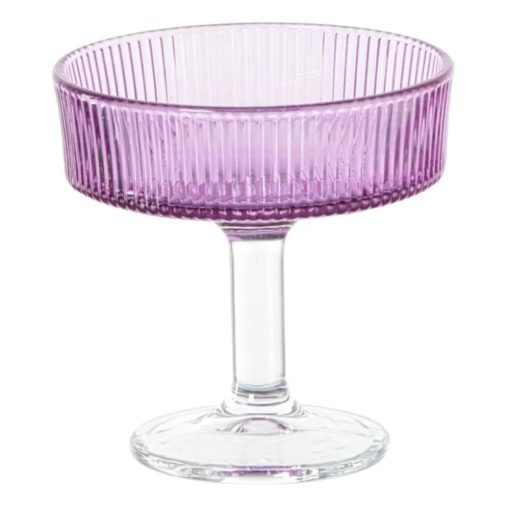 Xenos Champagnecoupe - paars - 150 ml- Champagneglazen