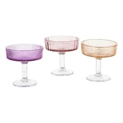 Xenos Champagnecoupe - paars - 150 ml- Champagneglazen