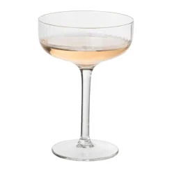 Xenos Champagnecoupe ribbel - glas - 200 ml- Champagneglazen