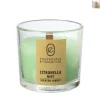 Xenos Citronella kaars in glas - diverse varianten - ø8x7.5 cm- Citronella Kaars|Citronella Kaars