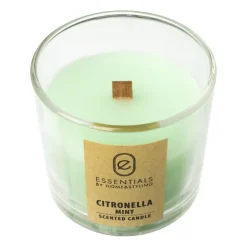 Xenos Citronella kaars in glas - diverse varianten - ø8x7.5 cm- Citronella Kaars|Citronella Kaars
