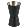 Xenos Cocktail barmaatje - zwart - 6.7x3.2x3.8 cm- Keukengerei