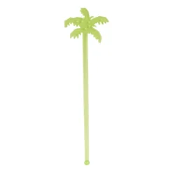 Xenos Cocktail roerstaafjes - palmboom - set van 12- Wegwerpservies|Buitenservies